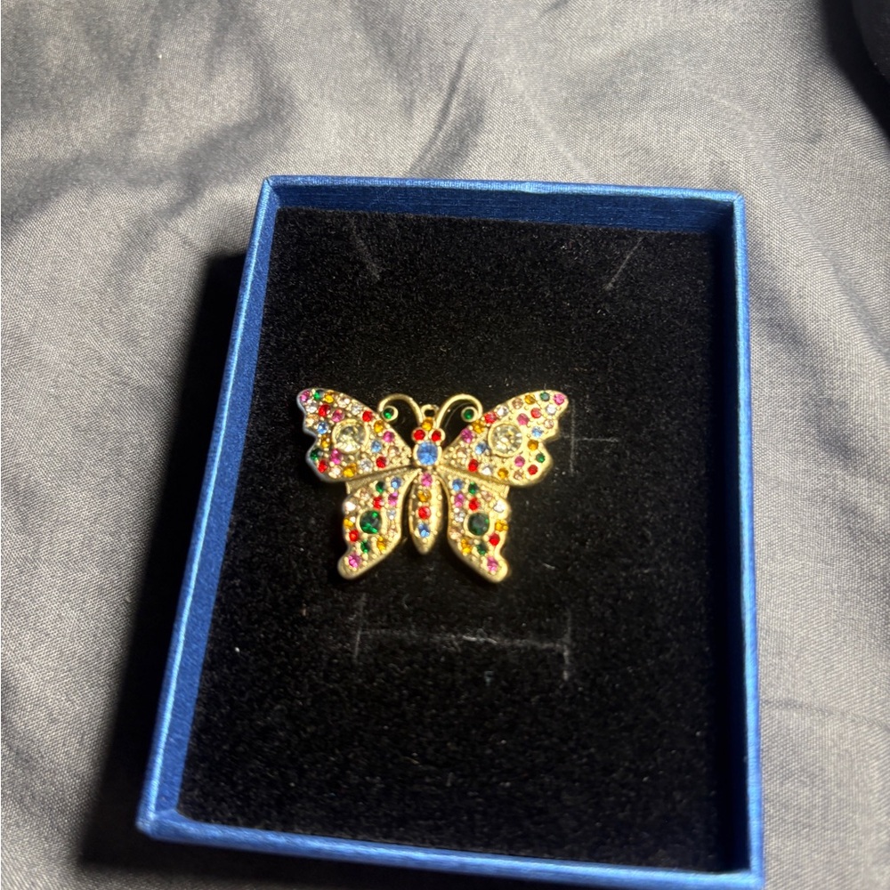 Gucci Colorful Butterfly Pendant